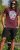 D555 Loughborough Official Gas Monkey Crew Neck T-Shirt Burgundy Black Twist - Camisetas - Camisetas - 2XL-14XL