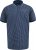 D555 Coventry AOP Polo Shirt Jacquard Collar & Ribbed Cuffs Navy - Polos - Polos 2XL-8XL