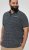 D555 Coventry AOP Polo Shirt Jacquard Collar & Ribbed Cuffs Navy - Polos - Polos 2XL-8XL