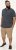 D555 Coventry AOP Polo Shirt Jacquard Collar & Ribbed Cuffs Navy - Polos - Polos 2XL-8XL