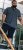D555 Coventry AOP Polo Shirt Jacquard Collar & Ribbed Cuffs Navy - Polos - Polos 2XL-8XL