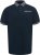 D555 Ilkeston Jacquard Collar & Cuff Short Sleeve Pique Polo Navy - Polos - Polos 2XL-8XL