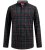 D555 Horsham Long Sleeve Shirt with Chest Pocket Burgundy/Black Check - Camisas - Camisas 2XL-10XL