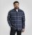 D555 Shrewsbury Long Sleeve with Chest Pocket Blue/Navy Check - Camisas - Camisas 2XL-10XL