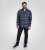 D555 Shrewsbury Long Sleeve with Chest Pocket Blue/Navy Check - Camisas - Camisas 2XL-10XL