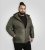 D555 Northfield Chaqueta hybrid softshell con capucha caqui - Chaquetas - Chaquetas Tallas Grandes 2XL-8XL