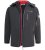 D555 Fretwell Padded Softshell Jacket with Detachable Hood Black - Chaquetas - Chaquetas Tallas Grandes 2XL-8XL