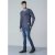 D555 Bryson Crewneck Sweater with Pocket Navy - Sudaderas - Sudaderas 2XL-12XL