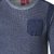 D555 Bryson Crewneck Sweater with Pocket Navy - Sudaderas - Sudaderas 2XL-12XL