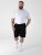 D555 Robinson 1 Pantalones Cortos Cargo de Felpa con Cintura Elástica Negros - Pantalones y cortos de chándal - Pantalones y Pantalones cortos de chándal - 2XL-12XL