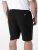 D555 Robinson 1 Pantalones Cortos Cargo de Felpa con Cintura Elástica Negros - Pantalones y cortos de chándal - Pantalones y Pantalones cortos de chándal - 2XL-12XL