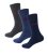 D555 Harold 2 Multi Color Pack of 3 Extra Wide Comfort Fit Socks - Ropa interior - Ropa interior 2XL-8XL