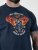 D555 Hockney Camiseta con Estampado de Motocicleta Azul Marino - Camisetas - Camisetas - 2XL-14XL