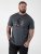 D555 Craig Gorilla Biker Camiseta con Estampado Gris Oscuro - Camisetas - Camisetas - 2XL-14XL
