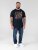 D555 Otto Official Pink Floyd 50th Anniversary Camiseta con Estampado Azul Marino - Camisetas - Camisetas - 2XL-14XL