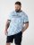 D555 Shoreham AO Camiseta con Estampado Venice Beach Azul - Camisetas - Camisetas - 2XL-14XL
