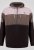 D555 Fitzgerald Zip Through Hoody With Cut & Sew Panels Negro - Sudaderas - Sudaderas 2XL-12XL