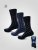 D555 Harold 3 Extra Wide Comfort Fit Socks 3-pack Navy/Denim - Ropa interior - Ropa interior 2XL-8XL