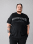 Jack & Jones CALEB VARSITY O-Neck T-Shirt Black - Camisetas - Camisetas - 2XL-14XL