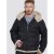 D555 Hudson Hooded Puffer Jacket Navy - Chaquetas - Chaquetas Tallas Grandes 2XL-8XL
