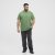 North Latitude Allover Printed Camiseta Verde Medio - Camisetas - Camisetas - 2XL-14XL