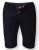 D555 PANAMA Chino Short With Side Elasticated Waist Navy - Pantalones cortos - Pantalones cortos W40-W60
