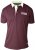 D555 NASH Short Sleeve Rugby Shirt Burgundy - Polos - Polos 2XL-8XL