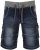 Kam Jeans Dito Denim Shorts Dark Used - Pantalones cortos - Pantalones cortos W40-W60