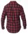D555 Lawton LS Flannel Shirt Red - Camisas - Camisas 2XL-10XL