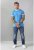 D555 Otis T-shirt Blue - Camisetas - Camisetas - 2XL-14XL