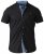 D555 Ollie Short Sleeve Shirt Black - Camisas - Camisas 2XL-10XL