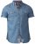D555 Nathan Short Sleeve Shirt Blue - Camisas - Camisas 2XL-10XL