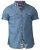 D555 Nathan Short Sleeve Shirt Blue - Camisas - Camisas 2XL-10XL