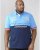 D555 Ernest Polo Blue & Navy - Polos - Polos 2XL-8XL