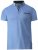 D555 Journey Fine Melange Polo Blue - Polos - Polos 2XL-8XL