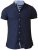 D555 Norman Short Sleeve Oxford Shirt Navy - Camisas - Camisas 2XL-10XL