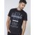 D555 Phillip T-shirt Black - Camisetas - Camisetas - 2XL-14XL