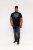 D555 Willoughby NYC Dot Printed T-Shirt Black - Camisetas - Camisetas - 2XL-14XL