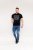 D555 Willoughby NYC Dot Printed T-Shirt Black - Camisetas - Camisetas - 2XL-14XL