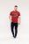 D555 Brisbane Santa Monica Route 66 Printed T-Shirt Red - Camisetas - Camisetas - 2XL-14XL