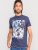 D555 Warner Guitar Printed T-Shirt Navy - Camisetas - Camisetas - 2XL-14XL