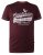 D555 Wharf California Eagle Printed T-Shirt Burgundy - Camisetas - Camisetas - 2XL-14XL