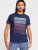 D555 Cransford Gradient Line Printed T-Shirt - Camisetas - Camisetas - 2XL-14XL