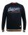 D555 Marlow Printed Crew Neck Sweatshirt Navy - Sudaderas - Sudaderas 2XL-12XL