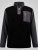 D555 Daly Quarter Zip Fleece Sweatshirt Negro/Gris - Sudaderas - Sudaderas 2XL-12XL