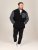 D555 Daly Quarter Zip Fleece Sweatshirt Negro/Gris - Sudaderas - Sudaderas 2XL-12XL