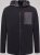 D555 Damien Micro Fleece Zip Through Hoody Negro/Gris - Sudaderas - Sudaderas 2XL-12XL
