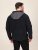 D555 Damien Micro Fleece Zip Through Hoody Negro/Gris - Sudaderas - Sudaderas 2XL-12XL