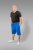 20 Nodi Short Leg Sports Pants in Combed Cotton Jersey Blue - Pantalones y cortos de chándal - Pantalones y Pantalones cortos de chándal - 2XL-12XL