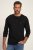 JP1880 702555 Camiseta Henley de manga larga Negro - Camisetas - Camisetas - 2XL-14XL